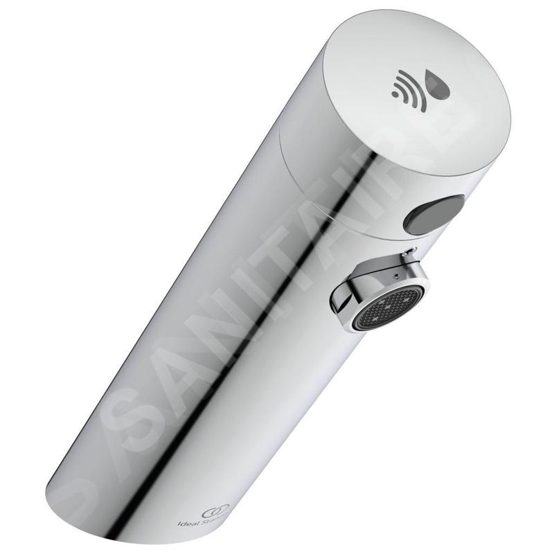 Ideal Standard SensorFlow - Mitigeur de lavabo à capteur sans mélangeur, alimentation secteur, chrome A7557AA