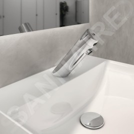 Ideal Standard SensorFlow - Mitigeur de lavabo à capteur sans mélangeur, alimentation secteur, chrome A7557AA