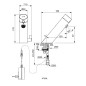 Ideal Standard SensorFlow - Mitigeur de lavabo à capteur avec mélangeur, alimentation secteur, chrome A7558AA