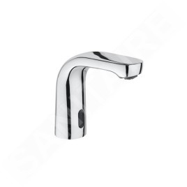 Roca L20 - Mitigeur de lavabo électronique, sans mélangeur, alimentation depuis pile, chrome A5A5609C00