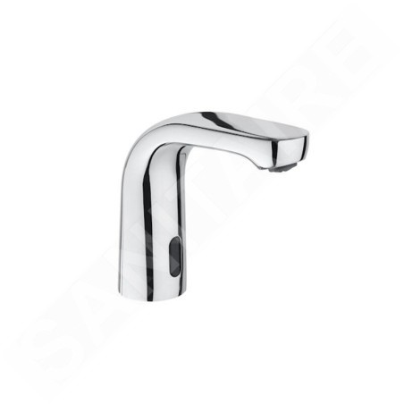Roca L20 - Mitigeur de lavabo électronique, sans mélangeur, alimentation depuis pile, chrome A5A5609C00