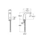 Roca L20 - Mitigeur de lavabo électronique, alimentation depuis pile, chrome A5A5309C00