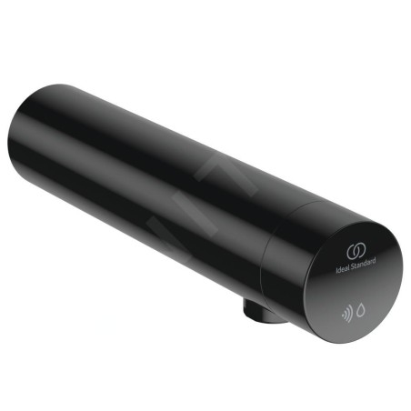 Ideal Standard SensorFlow - Mitigeur de lavabo à capteur sans mélangeur, alimentation depuis pile, onyx noir A7560B3