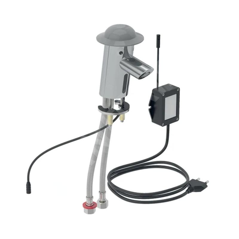 Geberit Bambini - Mitigeur lavabo électronique, enfant, alimentation secteur, chrome brillant 116.209.21.1 Geberit Bambini - Mitigeur lavabo électronique, enfant, alimentation secteur, chrome brillant 116.209.21.1