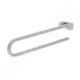 Sanela Poignées - Poignée, longueur 80 cm, rabattable, blanc SLZM 16W