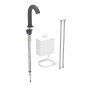 Geberit Piave - Mitigeur électronique de lavabo, alimentation  secteur, easy to clean,noir mat 116.162.14.1