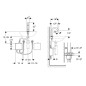 Geberit Piave - Mitigeur électronique de lavabo, alimentation par pile, easy to clean, inox brossé 116.164.SN.1