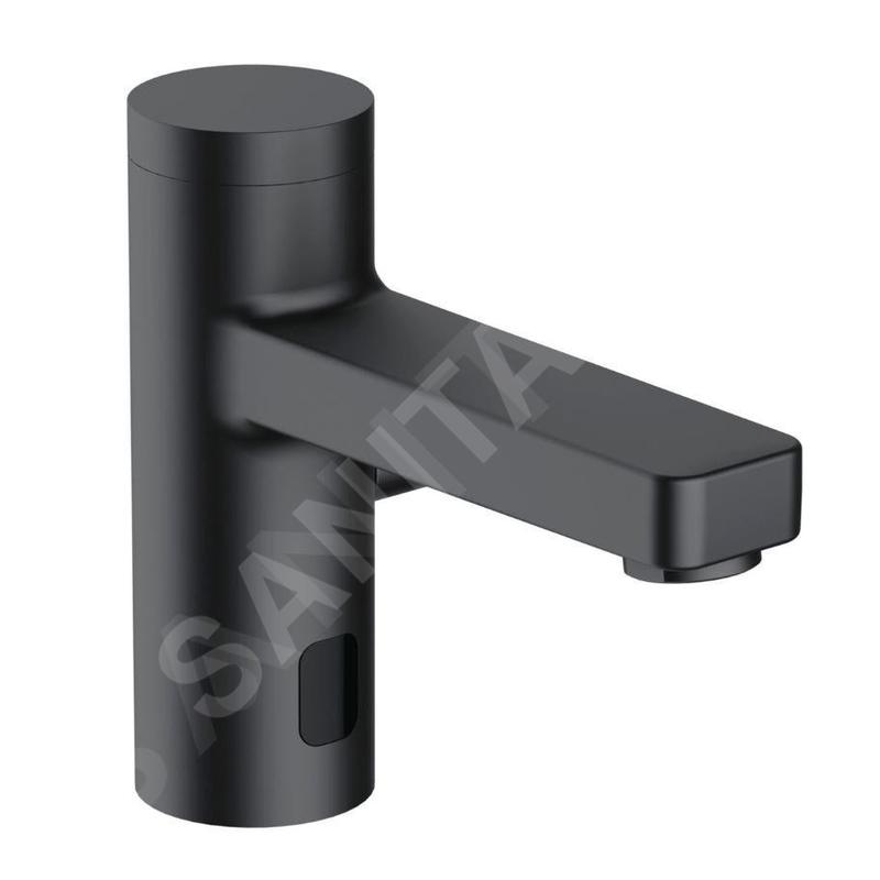 Kludi Zenta SL - Mitigeur de lavabo électronique, alimentation par piles, noir noir 3810039WR