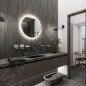 Nimco Miroirs - Miroir avec éclairage LED, 800 mm, aluminium ZP 24002R Nimco Miroirs - Miroir avec éclairage LED, 800 mm, aluminium ZP 24002R