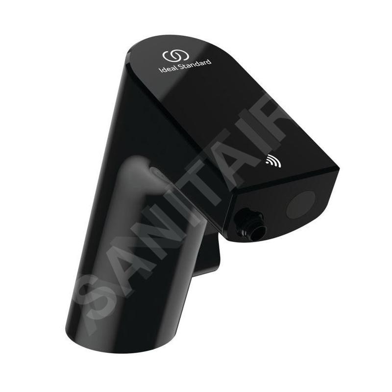 Ideal Standard Intelliflow - Mitigeur de lavabo électronique, alimentation par piles, onyx noir A7857B3