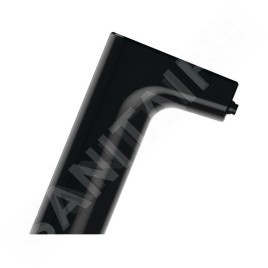 Ideal Standard Intelliflow - Robinet de lavabo électronique, alimentation secteur, onyx noir A7858B3