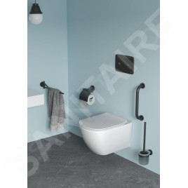 Ideal Standard IOM - Manche, longueur 35 cm, noir soyeux A9126XG