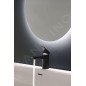 Ideal Standard Ceraplan iX - Mitigeur de lavabo hybride, avec garniture de vidage ClickClack, alimentation par piles, noir