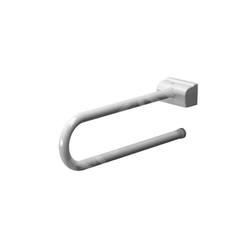 Sanela Poignées - Poignée, longueur 60 mm, rabattable, blanc SLZM 15VIN