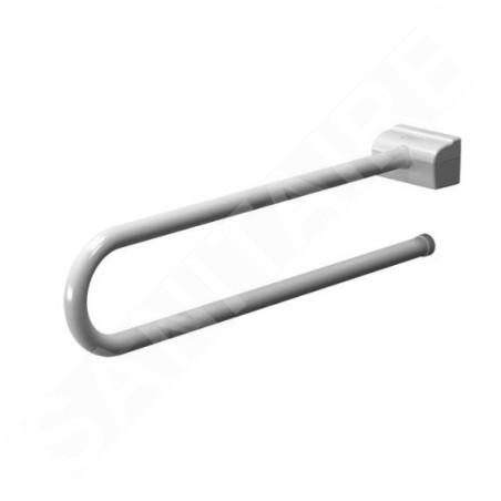 Sanela Poignées - Poignée, longueur 80 cm, rabattable, blanc SLZM 16VIN