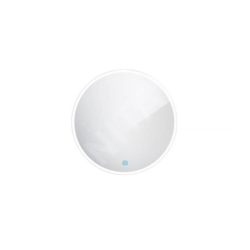 Nimco Miroirs - Miroir avec lumière LED, 600 mm, capteur tactile, aluminium ZP 26000RV