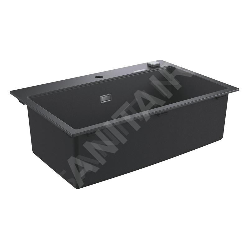 Grohe Éviers - Évier composite K700 avec garniture de vidage automatique, 780x510 mm, noir granite 31652AP0 Grohe Éviers - Évier composite K700 avec garniture de vidage automatique, 780x510 mm, noir granite 31652AP0
