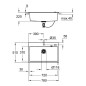 Grohe Éviers - Évier composite K700 avec garniture de vidage automatique, 780x510 mm, noir granite 31652AP0 Grohe Éviers - Évier composite K700 avec garniture de vidage automatique, 780x510 mm, noir granite 31652AP0