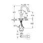 Grohe Zedra - Mitigeur d'évier avec douchette extractible, SmartControl, supersteel 32294DC2 Grohe Zedra - Mitigeur d'évier avec douchette extractible, SmartControl, supersteel 32294DC2