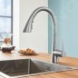 Grohe Zedra - Mitigeur d'évier avec douchette extractible, SmartControl, supersteel 32294DC2 Grohe Zedra - Mitigeur d'évier avec douchette extractible, SmartControl, supersteel 32294DC2