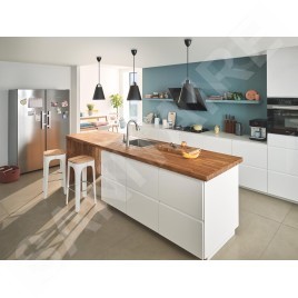 Grohe Zedra - Mitigeur d'évier avec douchette extractible, SmartControl, supersteel 32294DC2