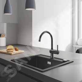 Grohe Minta - Mitigeur d’évier, noir 32917KS0