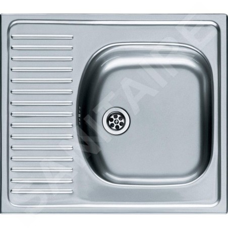 Franke Eurostar - Évier en inox ETN 611-58, 580x510 mm + siphon 101.0286.108