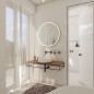 Nimco Miroirs - Miroir avec éclairage LED, 800 mm, aluminium ZP 26002R Nimco Miroirs - Miroir avec éclairage LED, 800 mm, aluminium ZP 26002R