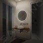 Nimco Miroirs - Miroir avec éclairage LED, 800 mm, aluminium ZP 26002R Nimco Miroirs - Miroir avec éclairage LED, 800 mm, aluminium ZP 26002R
