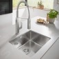 Grohe Éviers - Évier K700U , 540x440 mm, inox brossé 31574SD1