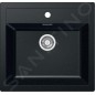 Franke Sirius - Évier en tectonite SID 610, 560x530 mm, noir 114.0264.011 Franke Sirius - Évier en tectonite SID 610, 560x530 mm, noir 114.0264.011