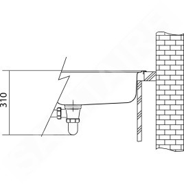 Franke Sirius - Évier en tectonite SID 610, 560x530 mm, noir 114.0264.011