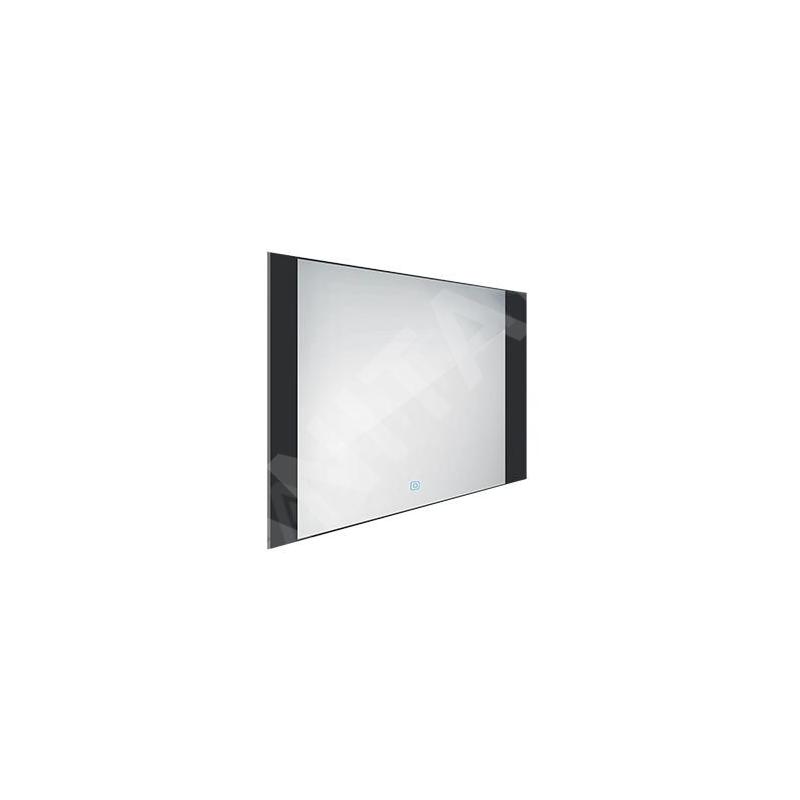 Nimco Miroirs - Miroir avec lumière LED, 800x600 mm, capteur tactile, aluminium/noir ZPC 41003V-90 Nimco Miroirs - Miroir avec lumière LED, 800x600 mm, capteur tactile, aluminium/noir ZPC 41003V-90