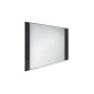 Nimco Miroirs - Miroir avec lumière LED, 800x600 mm, capteur tactile, aluminium/noir ZPC 41003V-90 Nimco Miroirs - Miroir avec lumière LED, 800x600 mm, capteur tactile, aluminium/noir ZPC 41003V-90