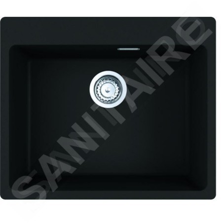 Franke Maris - Évier en fragranit MRG 610-54 FTL, 59x50 cm, noir mat 114.0661.453