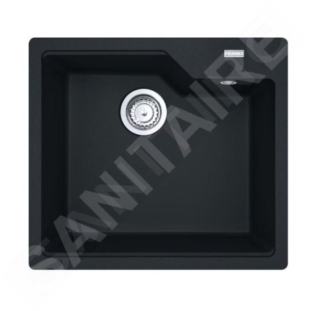 Franke Urban - Évier en fragranit UBG 610-56, 56x50 cm, noir mat 114.0700.066