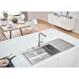 Grohe Essence - Mitigeur d’évier, supersteel 30270DC0
