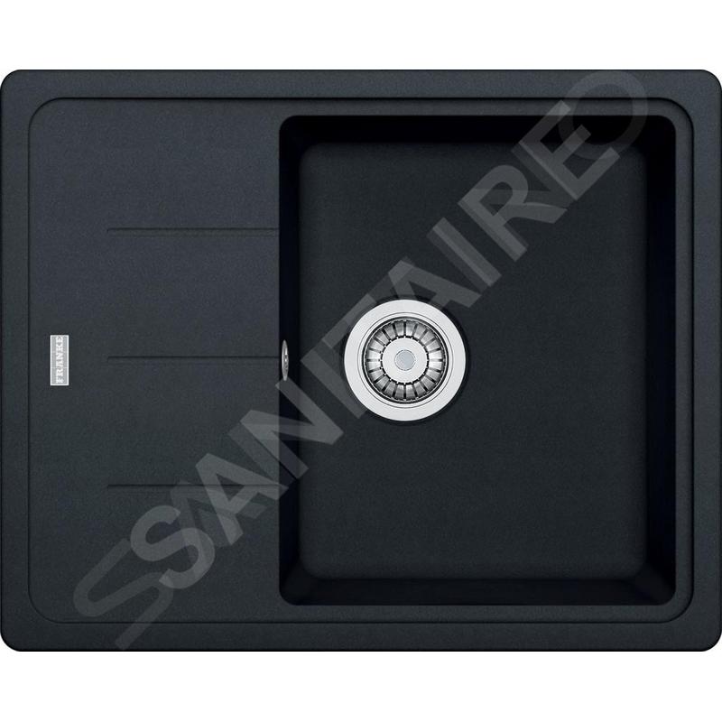 Franke Basis - Évier en fragranit BFG 611-62, 62x50 cm, onyx 114.0285.105 Franke Basis - Évier en fragranit BFG 611-62, 62x50 cm, onyx 114.0285.105
