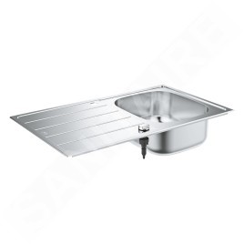 Grohe Éviers - Évier K200 avec garniture de vidage automatique, 860x500 mm, inox brossé 31552SD1
