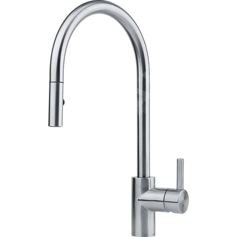 Franke Eos Neo - Mitigeur d'évier FC 0045.501 avec douchette extractible, inox 115.0590.045 Franke Eos Neo - Mitigeur d'évier FC 0045.501 avec douchette extractible, inox 115.0590.045