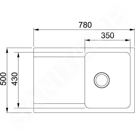 Franke Colonnes - Kit de cuisine T30, évier en tectonite OID 611-78, noir + robinet FP 9000, onyx NEW 114.0366.039