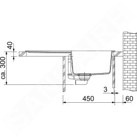 Franke Colonnes - Kit de cuisine T30, évier en tectonite OID 611-78, noir + robinet FP 9000, onyx NEW 114.0366.039