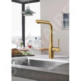 Grohe Essence - Mitigeur d’évier, Cool Sunrise brossé 30270GN0
