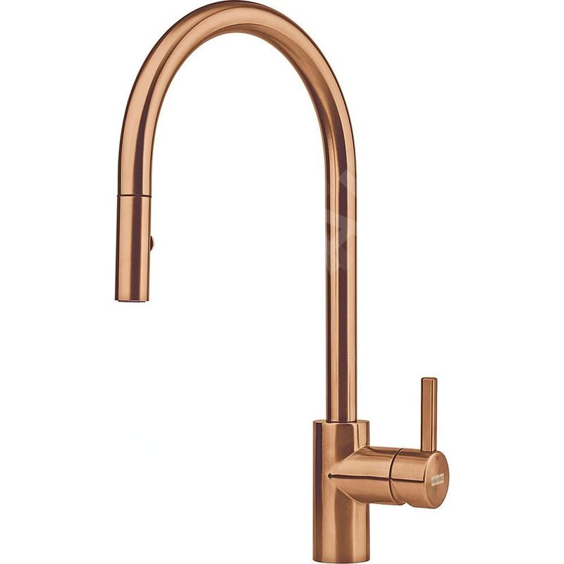 Franke Eos Neo - Mitigeur d'évier FC 0045.505 avec douchette extractible, cuivré 115.0628.254 Franke Eos Neo - Mitigeur d'évier FC 0045.505 avec douchette extractible, cuivré 115.0628.254