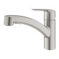 Grohe QuickFix Start - Mitigeur d'évier avec douchette extractible, supersteel 30531DC1