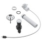 Grohe Garnitures de vidage - Garniture de vidage pour évier, inox brossé 40986SD0