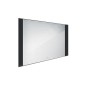 Nimco Miroirs - Miroir avec lumière LED, 1000x600 mm, capteur tactile, aluminium/noir ZPC 41004V-90 Nimco Miroirs - Miroir avec lumière LED, 1000x600 mm, capteur tactile, aluminium/noir ZPC 41004V-90