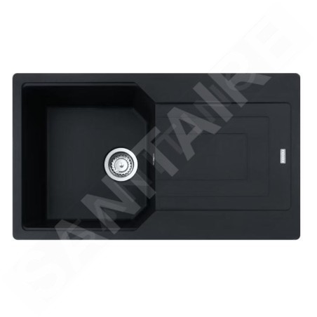 Franke Urban - Évier en fragranit UBG 611-86, 860x500 mm, noir mat 114.0700.111