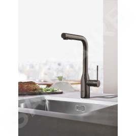Grohe Essence - Mitigeur d’évier, graphite foncé 30270A00