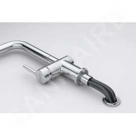 Franke Active New - Mitigeur d'évier FN 6560.031, montage sous fenêtre, avec douchette extractible, chrome 115.0653.391